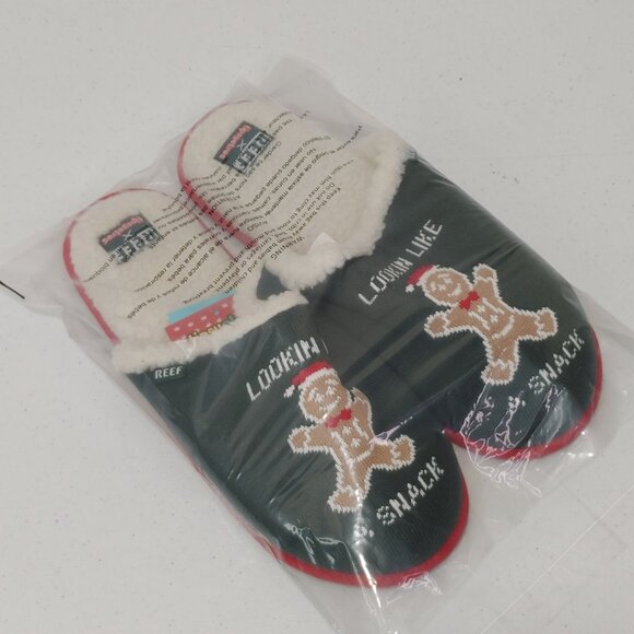 REEF X Tipsy Elves Sleeper Ugly Sweater Design Look Like A Snack Women's Size 11 - Picture 2 of 11